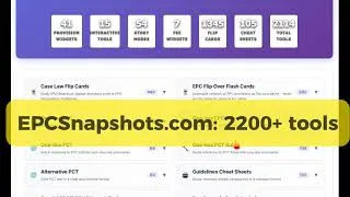 Thumbnail: EPCSnapshots.com: Interactive-Visual Digital Tools & Widgets for Studying EQE