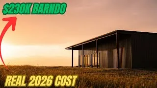 Thumbnail: I Built a Minimalist Barndominium in 2026 Here's the REAL Cost