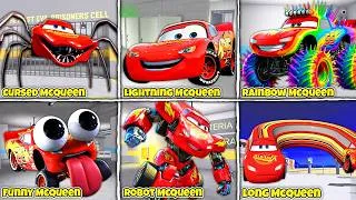 Thumbnail: 1,000,000 LIGHTNING MCQUEEN TRANSFORMATIONS! What if I BECOME Car Eater McQueen, Robot McQueen,...