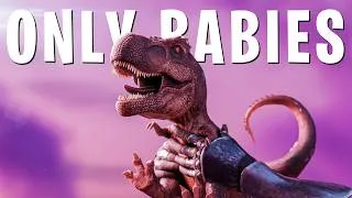 Thumbnail: Can You Beat ARK With ONLY Baby Dinos?