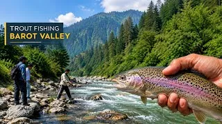 Thumbnail: Trout Fishing in Barot Valley 🎣 | Himachal Pradesh Fishing Experience