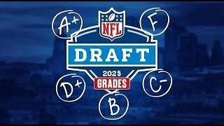 Thumbnail: RE-GRADING THE 2025 NFL DRAFT 1ST ROUND