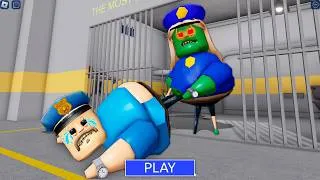 Thumbnail: POLICE BARRY NEEDS HELP!? ZOMBIE ATACK? OBBY ROBLOX #roblox #obby
