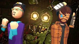 Thumbnail: Two Bros playing LEGACY OF AFTON (FNaF in Rec Room)
