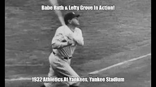 Thumbnail: 1932-04-20 Babe Ruth Lefty Grove (with game audio and music)