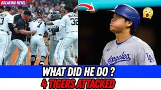 Thumbnail: Ohtani's Weird 3rd Inning Move Triggered 4 Tigers Players — Brawl, Ejection & MLB Hearing Followed.!