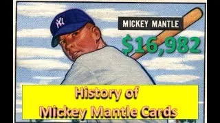 Thumbnail: Mickey Mantle Baseball Card History   Top Mickey Mantle cards of all time