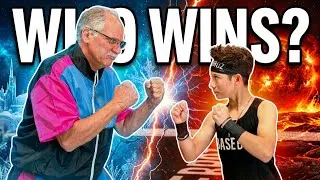 Thumbnail: Basebroz vs Grandpa Challenge | Loser Eats the Hottest Hot Wing