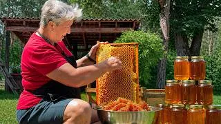 Thumbnail: Grandma’s Honey Harvest & Village Life | Cooking Homemade Cutlets with Grandkids