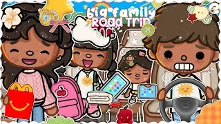Thumbnail: *24 HOUR* big FAMILY ROAD TRIP 😬🚗 || *VOICED* 🎙️|| Toca boca family Roleplay #tocaboca 