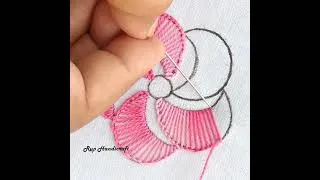 Thumbnail: Blanket Flower Embroidery!!! Blanket Stitch Flower Hand Embroidery Designs 🌸🌸 Blanket Stitch Flowe