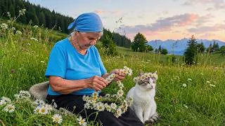 Thumbnail: Grandma’s Simple Rural Life | Cows, Garden, Hay And Ukrainian Food