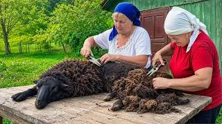 Thumbnail: Real Mountain Village Life | Farm Work, Sheep Shearing and Cooking