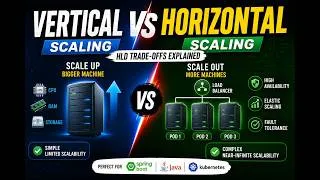 Thumbnail: 35. Vertical Scaling vs Horizontal Scaling | System Design (HLD)