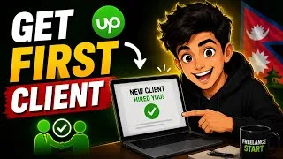 Thumbnail: How to Get Your First Freelance Client as a Beginner in Nepal 
