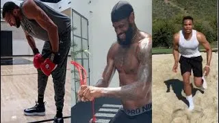 Thumbnail: NBA Players Motivational Workout Quarantine Style + Unboxing Addsfit Massage Gun