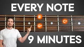Thumbnail: Memorize the Bass Fretboard in 9 Minutes