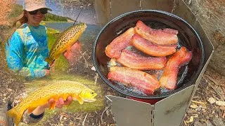 Thumbnail: Wilderness Therapy, Truck Camping & TROUT Fishing CATCH & COOK