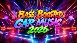 Thumbnail: CAR MUSIC 🚗🎶 EDM MIX 2026 🔥 Bass Boosted Club Banger 💯 | Night Drive 😎 Dance Party 🥳 Gym Workout 💪🔊