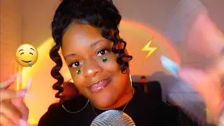 Thumbnail: FAST Unpredictable ASMR Triggers ♡✨ (Finger Flutters, Mouth Sounds, Nails..)