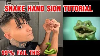 Thumbnail: SNAKE HAND SIGN TUTORIAL 🐍