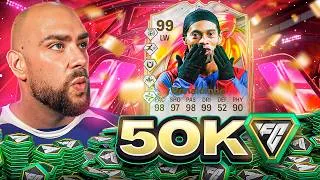 Thumbnail: 50K FC Points Decides My Team w/ 99 FUTTIES ICON RONALDINHO!