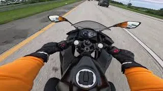 Thumbnail: HIGHWAY RIDING POV: TAKING MY 2026 KAWASAKI NINJA 500 TO THE GYM (ASMR)
