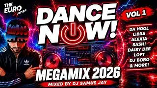 Thumbnail: 90s Eurodance Megamix 2026 ⚡ Mixed by SAMUS JAY