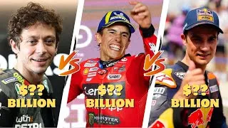 Thumbnail: Battle: Valentino Rossi vs Marc Márquez vs Dani Pedrosa – Who’s REALLY the Richest?