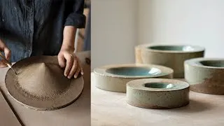 Thumbnail: Making an unusual ceramic bowl | slab building pottery