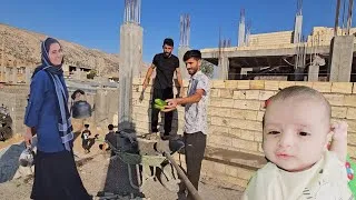 Thumbnail: Building Our House Wall Took All Day! | Family Life, Hard Work & Village Living