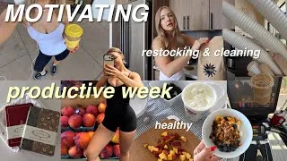 Thumbnail: *PRODUCTIVE* week! restock, cleaning & healthy routine