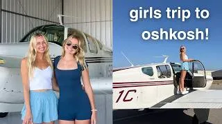 Thumbnail: Girls Trip to Oshkosh! Flying Formation Across the Desert in My Bonanza | Day 1