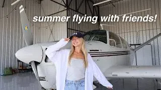 Thumbnail: a day of summer flying with friends! fly with me to get lunch & ice cream