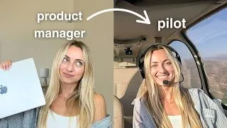 Thumbnail: day in my life! work day as a product manager, flying the bonanza