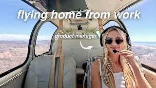 Thumbnail: fly home with me after a week at the office | arizona to california