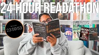 Thumbnail: 24 HOUR READATHON 📚🌟⏰ how much can i read in 24 hours