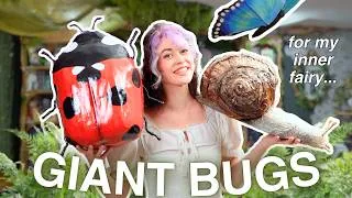 Thumbnail: I made GIANT BUGS (to make my boring office into Fairyland) 🐞🦋🐌