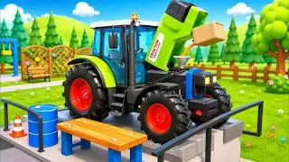 Thumbnail: 4 Fun Farm Stories for Kids | Full Compilation - Tractors, Animals & Fun