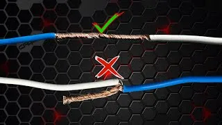 Thumbnail: Electrician's trick: How to properly connect wires with your hands!