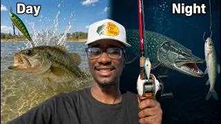 Thumbnail: I Tested DAY Fishing vs. NIGHT Fishing...