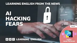 Thumbnail: AI hacking other companies by itself, causing security fears 💻: Learn about the news in English 🗞️
