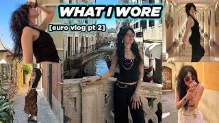 Thumbnail: europe outfit vlog part 2 ✶ italy, food & unforgettable views