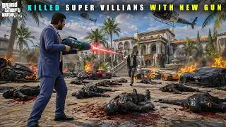 Thumbnail: GTA 5 : FINALLY KILLED PRESIDENT"S SUPER VILLIANS WITH NEW GUN || BB GAMING
