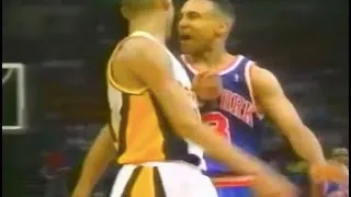 Thumbnail: Reggie Miller vs John Starks Legendary Rivalry