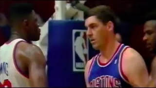Thumbnail: Patrick Ewing vs Bill Laimbeer HEATED Moments