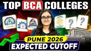 Thumbnail: 🎯 MHT CET BCA 2026: Best BCA Colleges in Pune | Expected Cutoffs Fees & Placements #bca #mhtcet