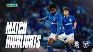 Thumbnail: Carabao Cup Highlights | Birmingham City v Brentford