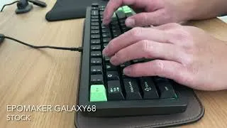 Thumbnail: Epomaker Galaxy68 | Stock | Marble White Switch | Typing Sounds