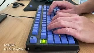 Thumbnail: NK Silk Awaken | MK870 TKL Keyboard | Coin Mod | Typing Sounds